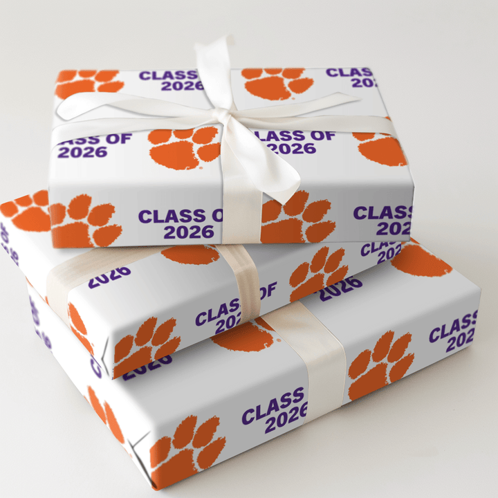 Class of 2026 Clemson - Wrapping Paper - Aspen & Arlo
