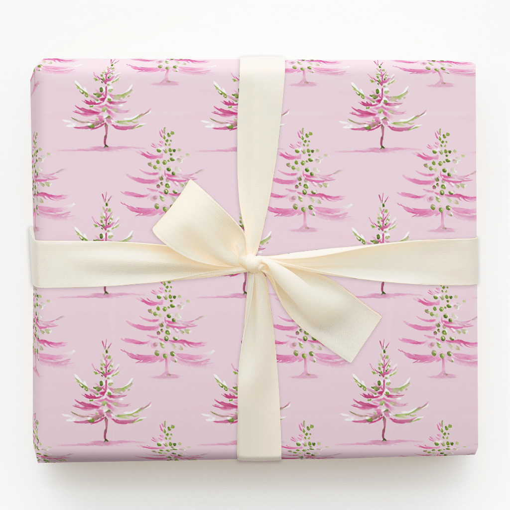 Pink Frost - Wrapping Paper - Aspen & Arlo