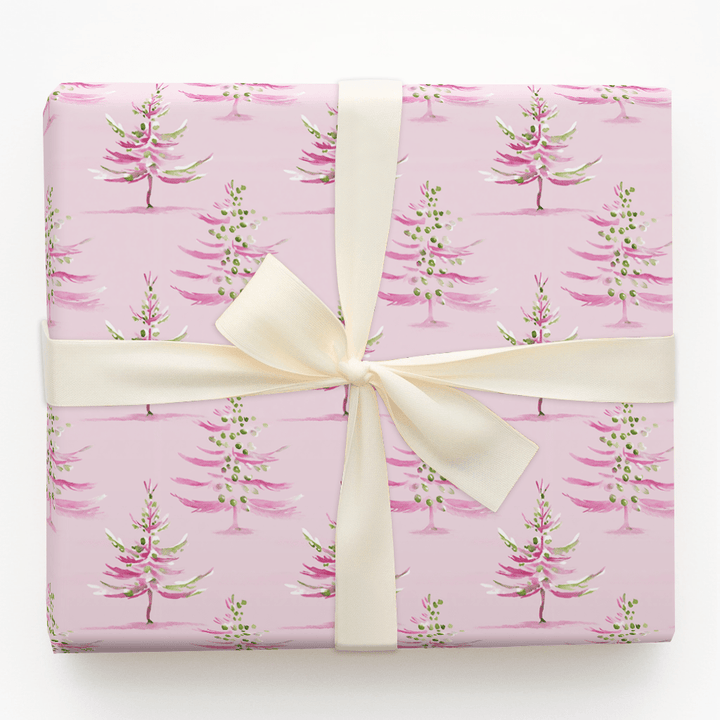 Pink Frost - Wrapping Paper - Aspen & Arlo