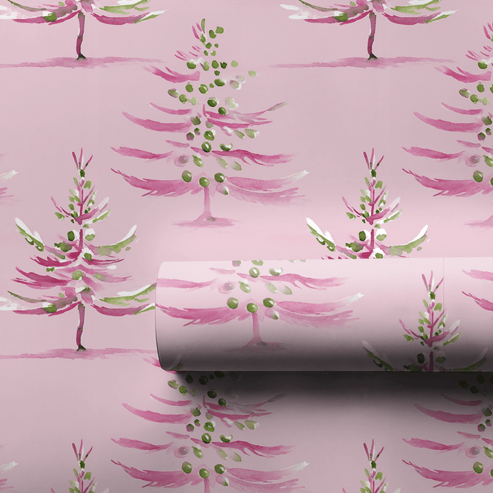 Pink Frost - Wrapping Paper - Aspen & Arlo
