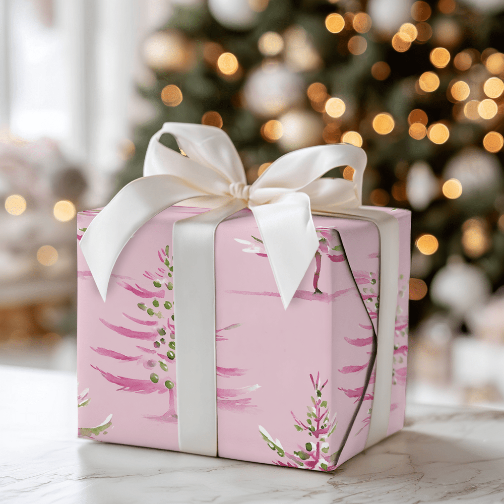 Pink Frost - Wrapping Paper - Aspen & Arlo