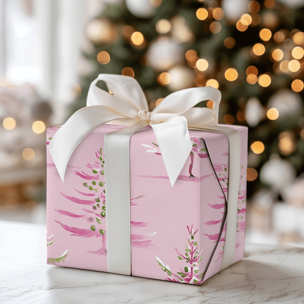 Pink Frost - Wrapping Paper - Aspen & Arlo