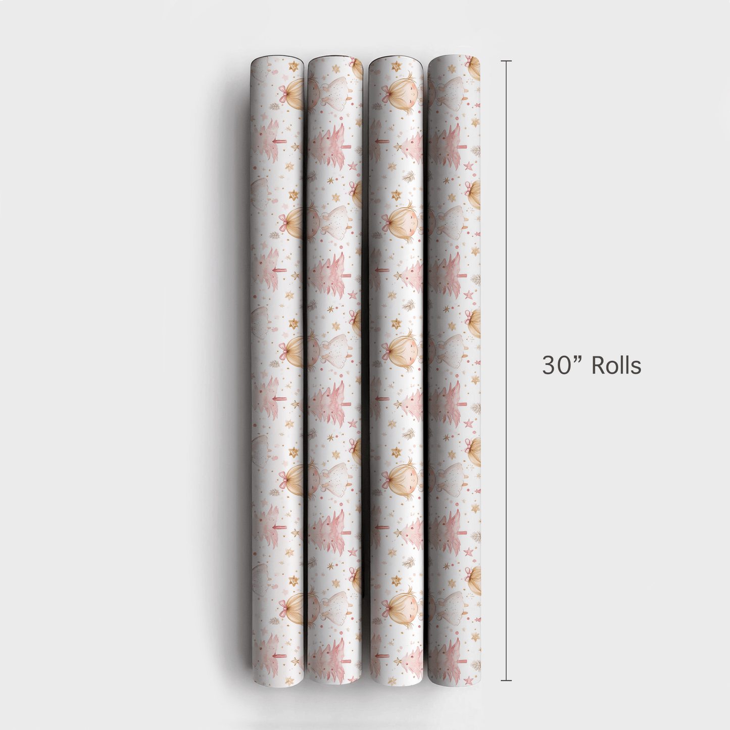 Pink Twinkle Glow - Wrapping Paper - Aspen & Arlo