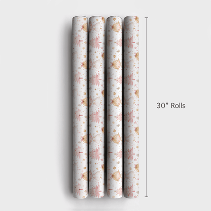 Pink Twinkle Glow - Wrapping Paper - Aspen & Arlo
