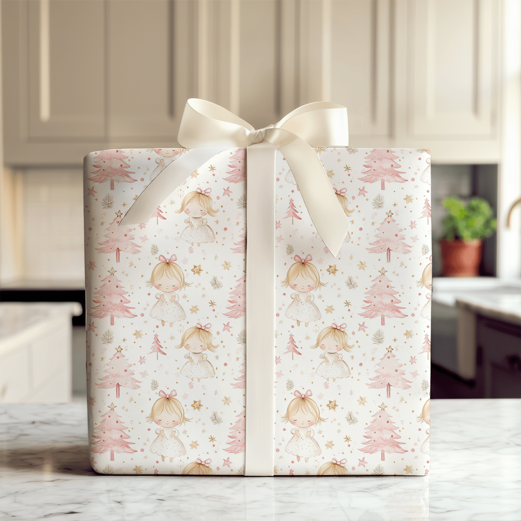 Pink Twinkle Glow - Wrapping Paper - Aspen & Arlo