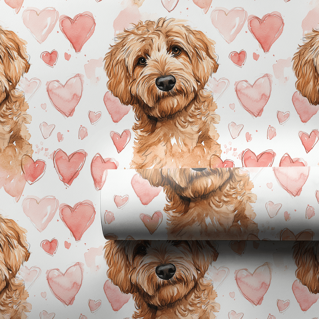 Doodle Love Me - Wrapping Paper - Aspen & Arlo