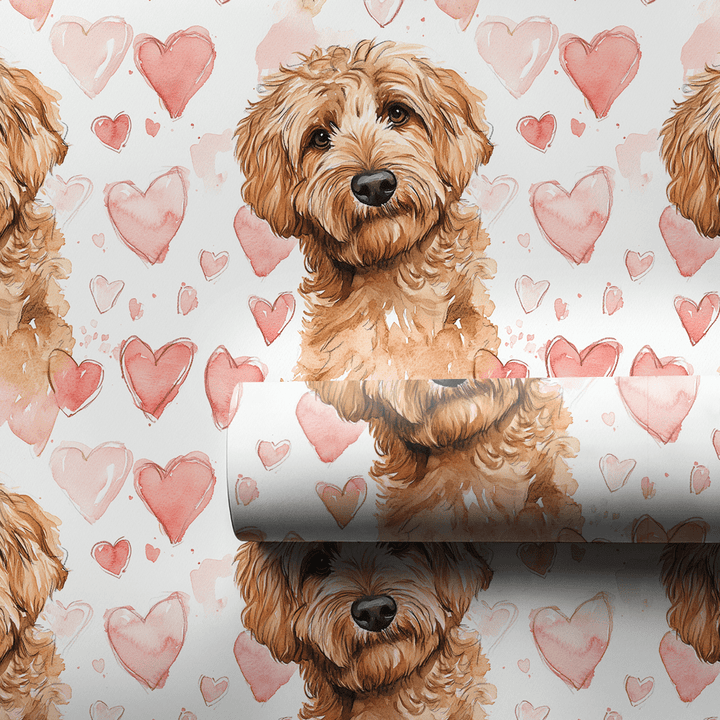 Doodle Love Me - Wrapping Paper - Aspen & Arlo