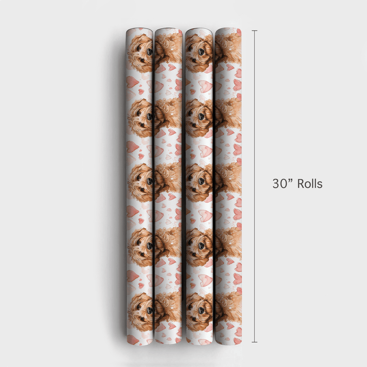 Doodle Love Me - Wrapping Paper - Aspen & Arlo