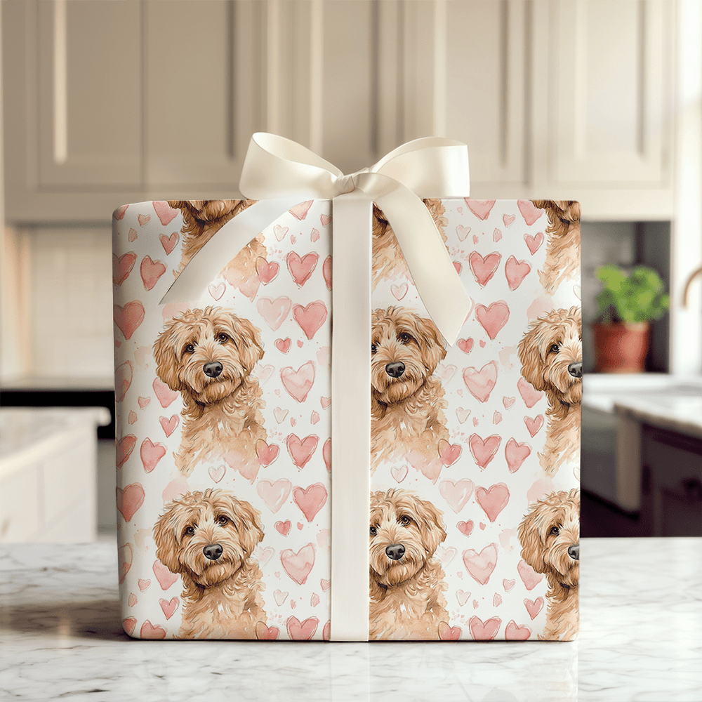 Doodle Love Me - Wrapping Paper - Aspen & Arlo