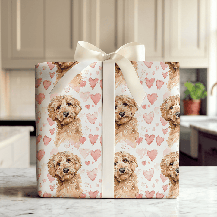 Doodle Love Me - Wrapping Paper - Aspen & Arlo
