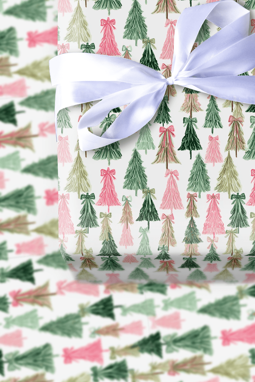 Tie Tidings - Wrapping Paper - Aspen & Arlo