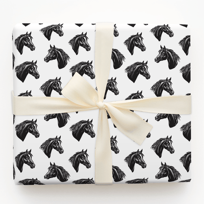 Midnight Mane - Wrapping Paper - Aspen & Arlo