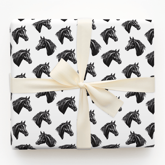 Midnight Mane - Wrapping Paper - Aspen & Arlo