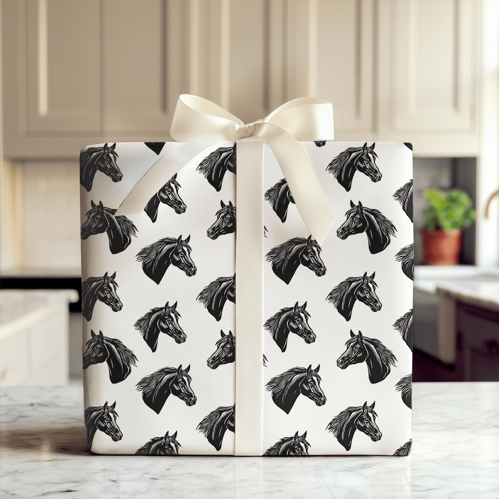 Midnight Mane - Wrapping Paper - Aspen & Arlo