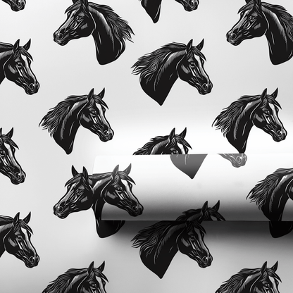 Midnight Mane - Wrapping Paper - Aspen & Arlo