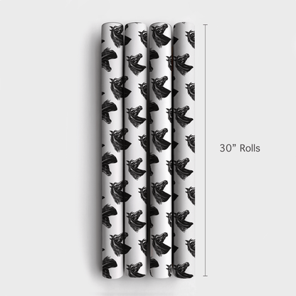 Midnight Mane - Wrapping Paper - Aspen & Arlo