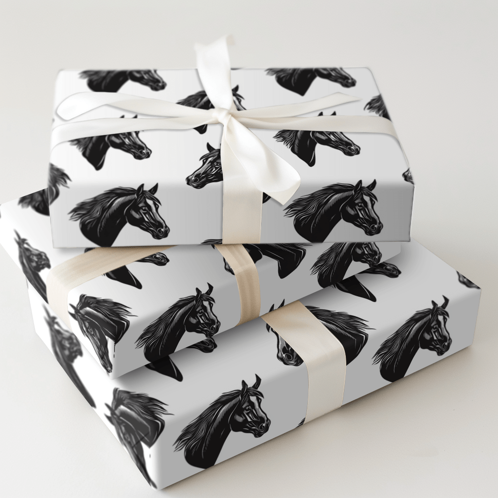 Midnight Mane - Wrapping Paper - Aspen & Arlo