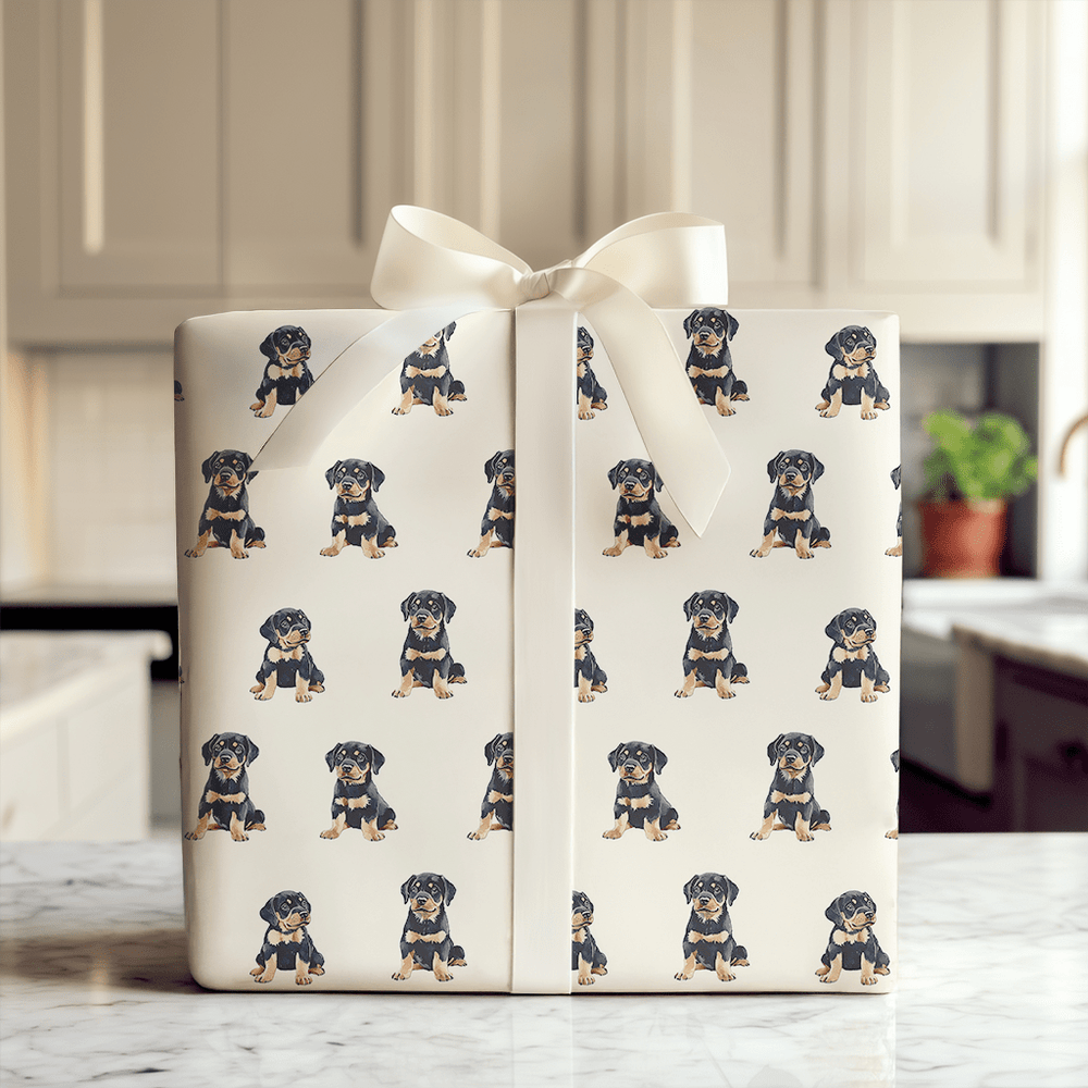 Pup and Coming - Wrapping Paper - Aspen & Arlo