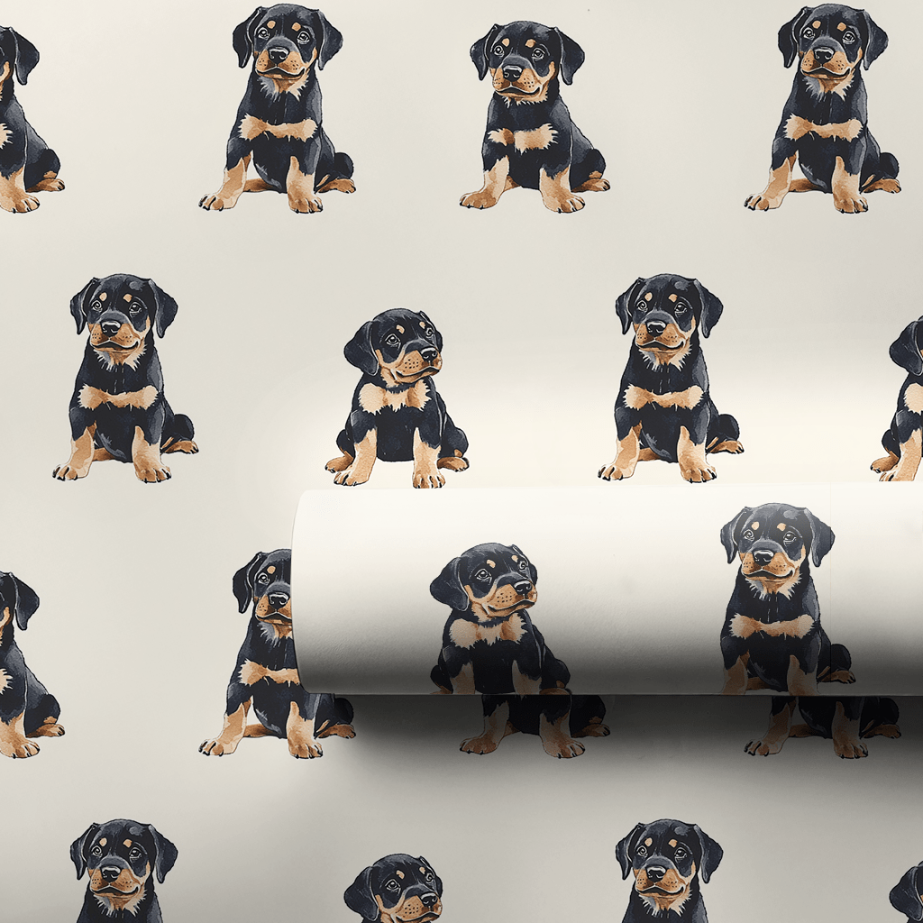 Pup and Coming - Wrapping Paper - Aspen & Arlo