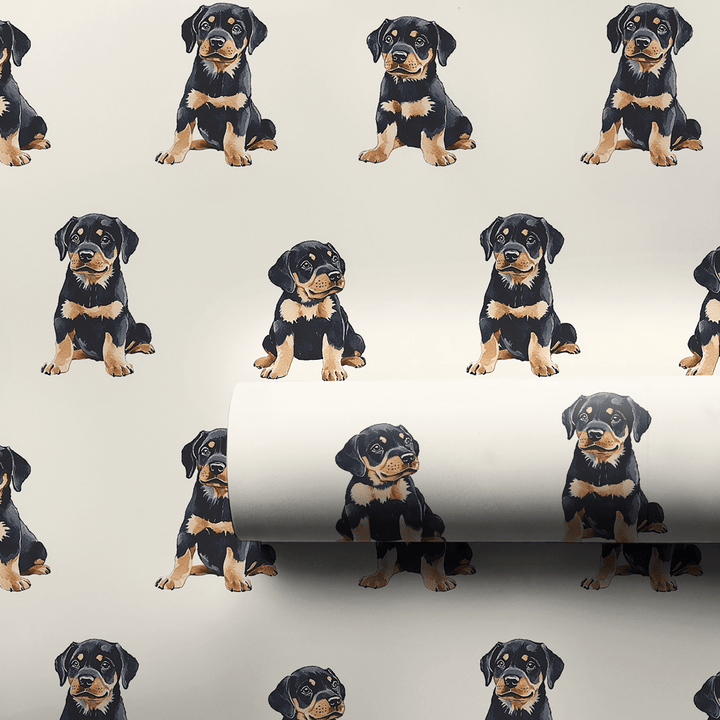 Pup and Coming - Wrapping Paper - Aspen & Arlo