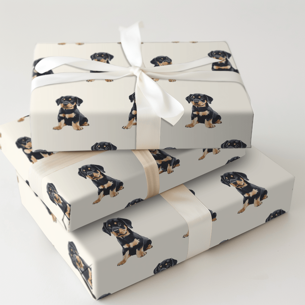 Pup and Coming - Wrapping Paper - Aspen & Arlo