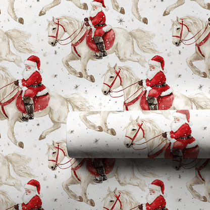 Galloping Gift Run - Wrapping Paper - Aspen & Arlo