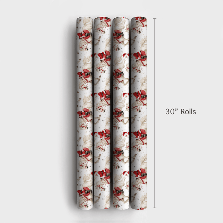 Galloping Gift Run - Wrapping Paper - Aspen & Arlo