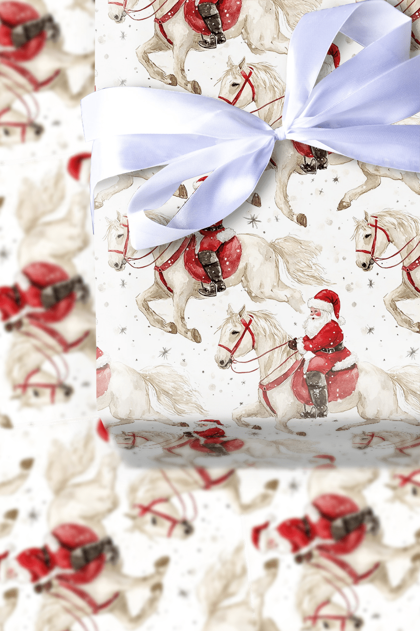 Galloping Gift Run - Wrapping Paper - Aspen & Arlo