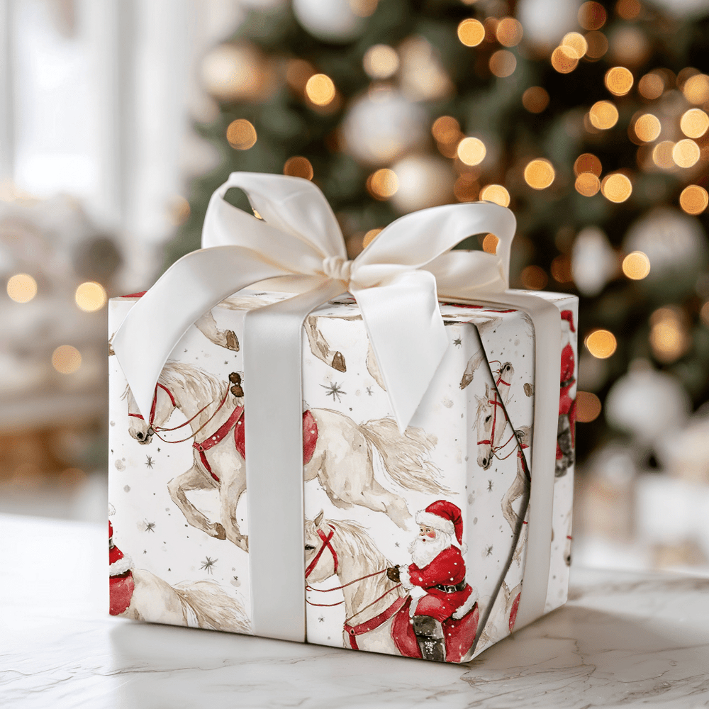 Galloping Gift Run - Wrapping Paper - Aspen & Arlo