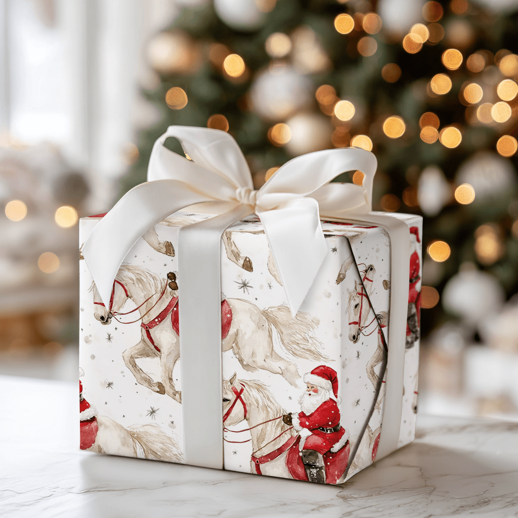 Galloping Gift Run - Wrapping Paper - Aspen & Arlo