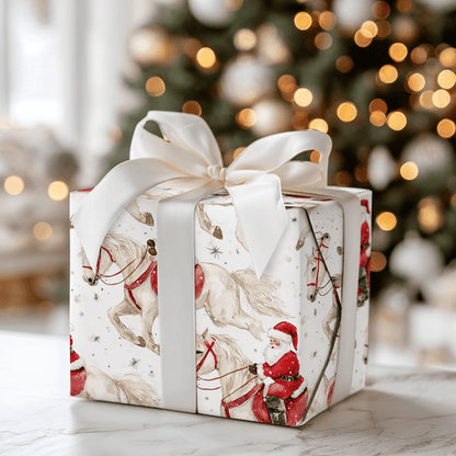 Galloping Gift Run - Wrapping Paper - Aspen & Arlo