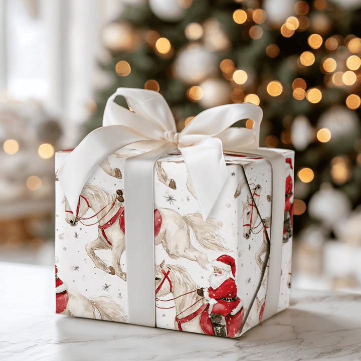 Galloping Gift Run - Wrapping Paper - Aspen & Arlo