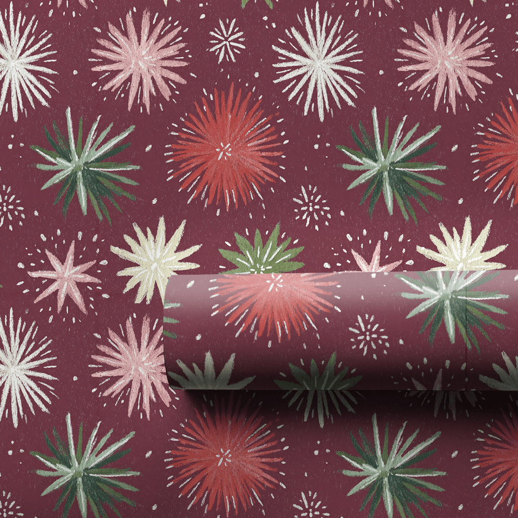 Christmas Firework Fest - Wrapping Paper - Aspen & Arlo