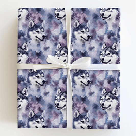 Prevail in Plum - Wrapping Paper - Aspen & Arlo