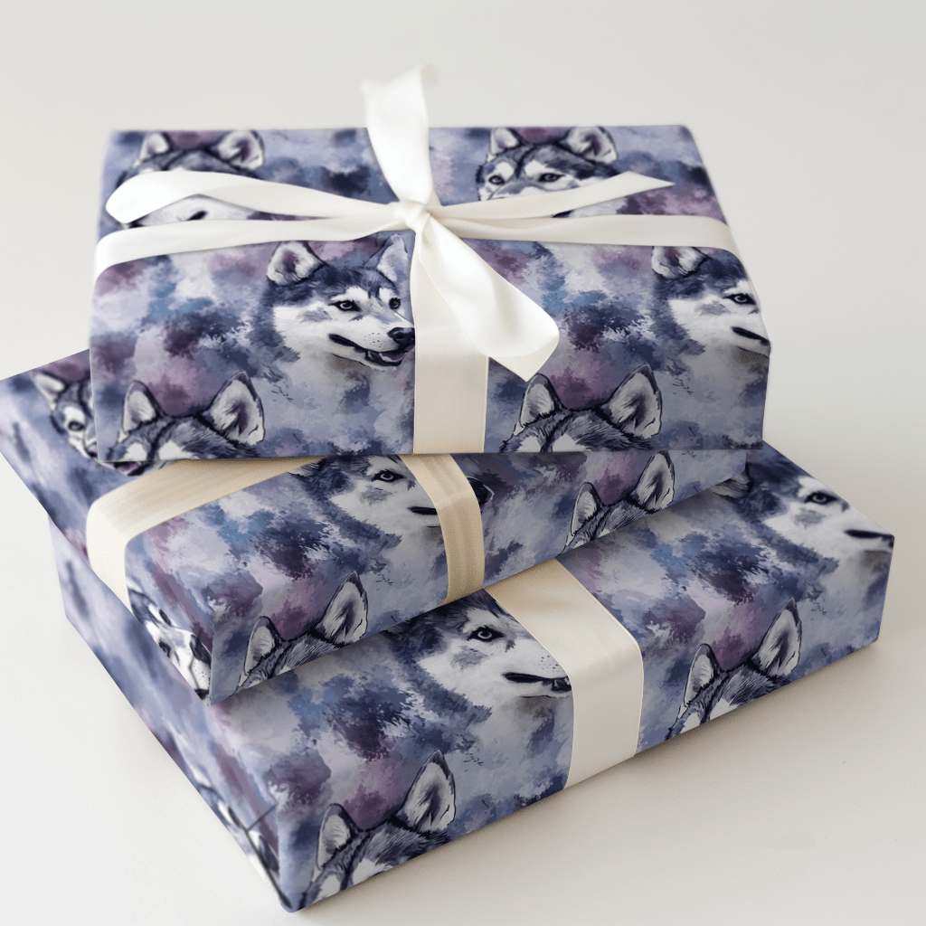 Prevail in Plum - Wrapping Paper - Aspen & Arlo