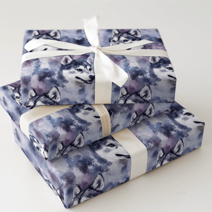 Prevail in Plum - Wrapping Paper - Aspen & Arlo