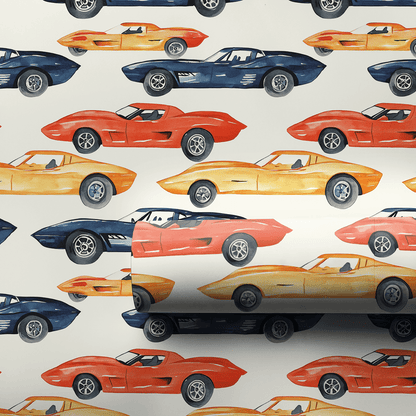 Switching Gears - Wrapping Paper - Aspen & Arlo