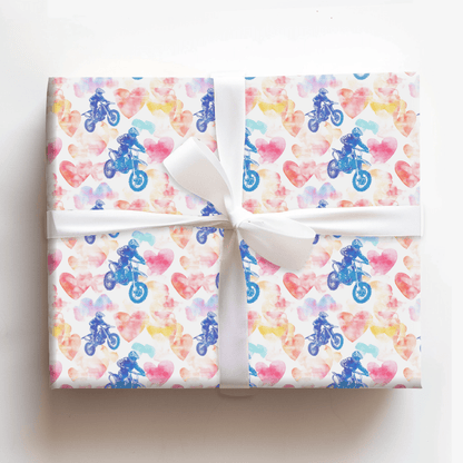 Off Road Heartbeat - Wrapping Paper - Aspen & Arlo