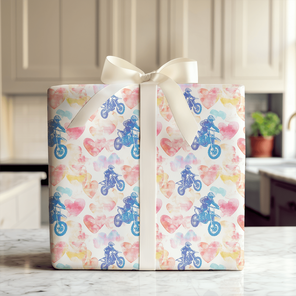 Off Road Heartbeat - Wrapping Paper - Aspen & Arlo