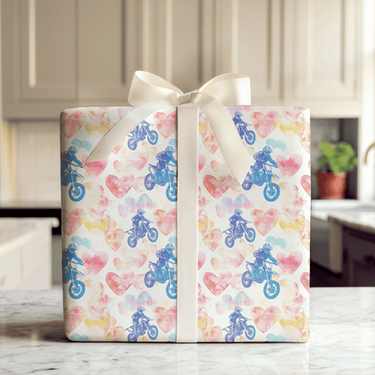 Off Road Heartbeat - Wrapping Paper - Aspen & Arlo