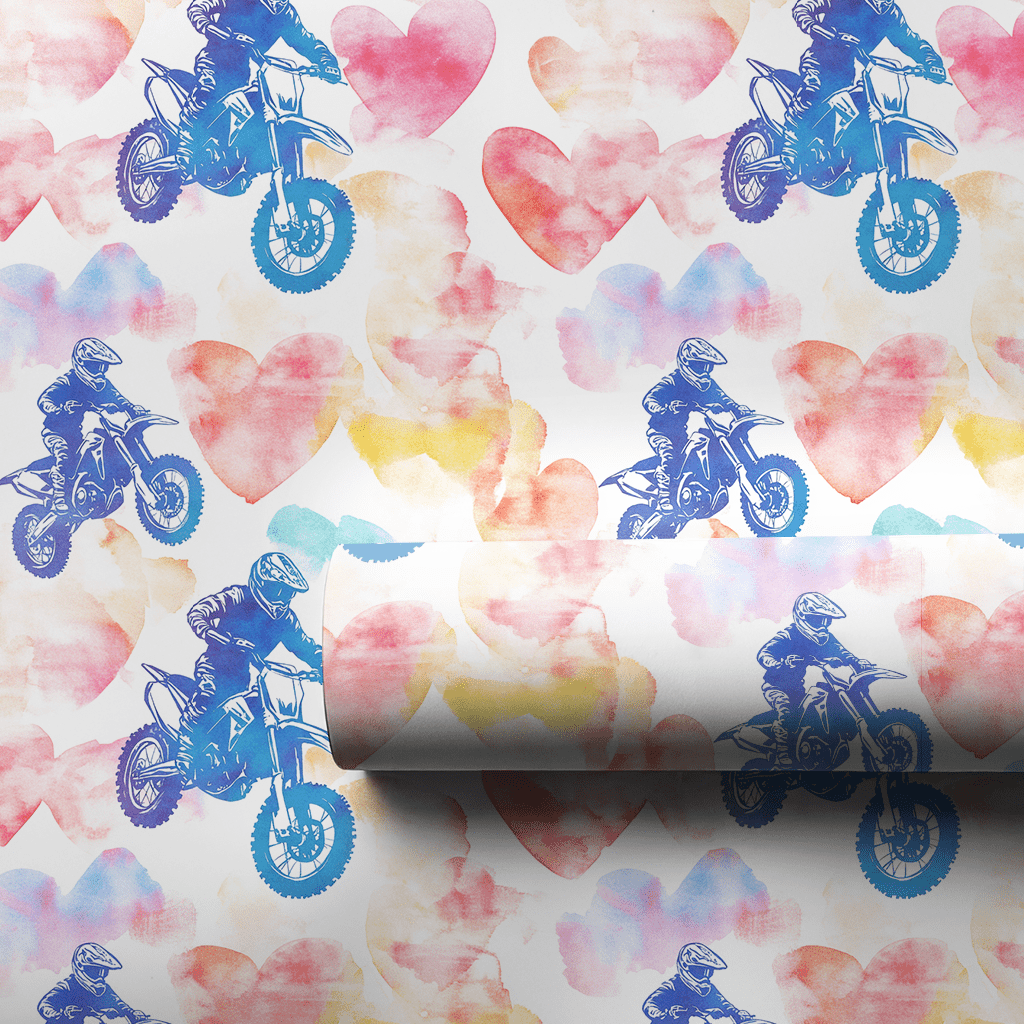 Off Road Heartbeat - Wrapping Paper - Aspen & Arlo