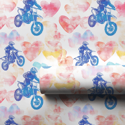 Off Road Heartbeat - Wrapping Paper - Aspen & Arlo