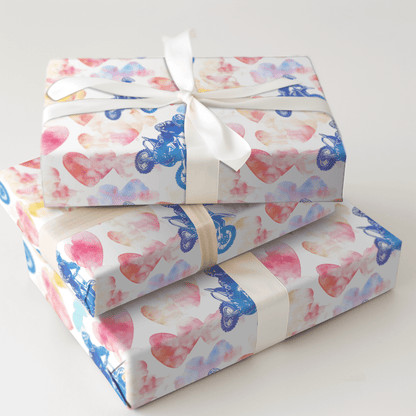Off Road Heartbeat - Wrapping Paper - Aspen & Arlo