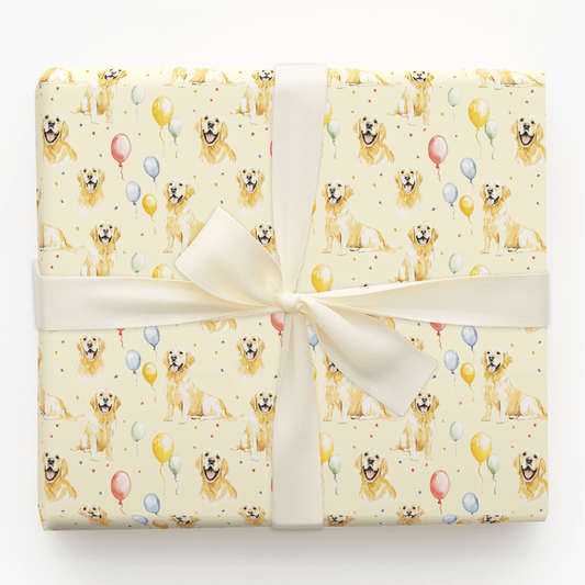 Goldie Yellow - Wrapping Paper - Aspen & Arlo