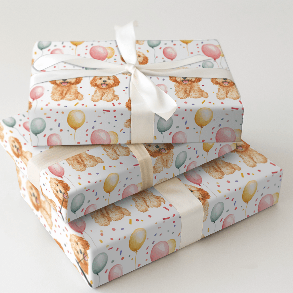 Happy Pup Day - Wrapping Paper - Aspen &amp; Arlo