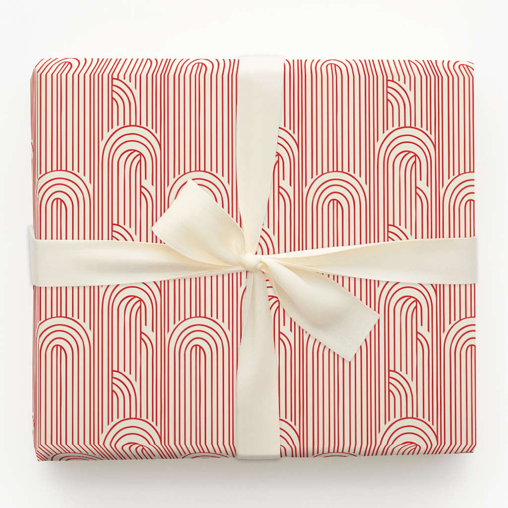 Snazz D Snazz Pizzaz Wrapping Paper: Red Stripes Gift Wrap – Aspen & Arlo