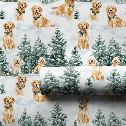 Snow Day for the Goldens - 1 Roll