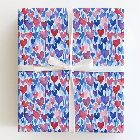 Shape of My Love - Wrapping Paper - Aspen & Arlo