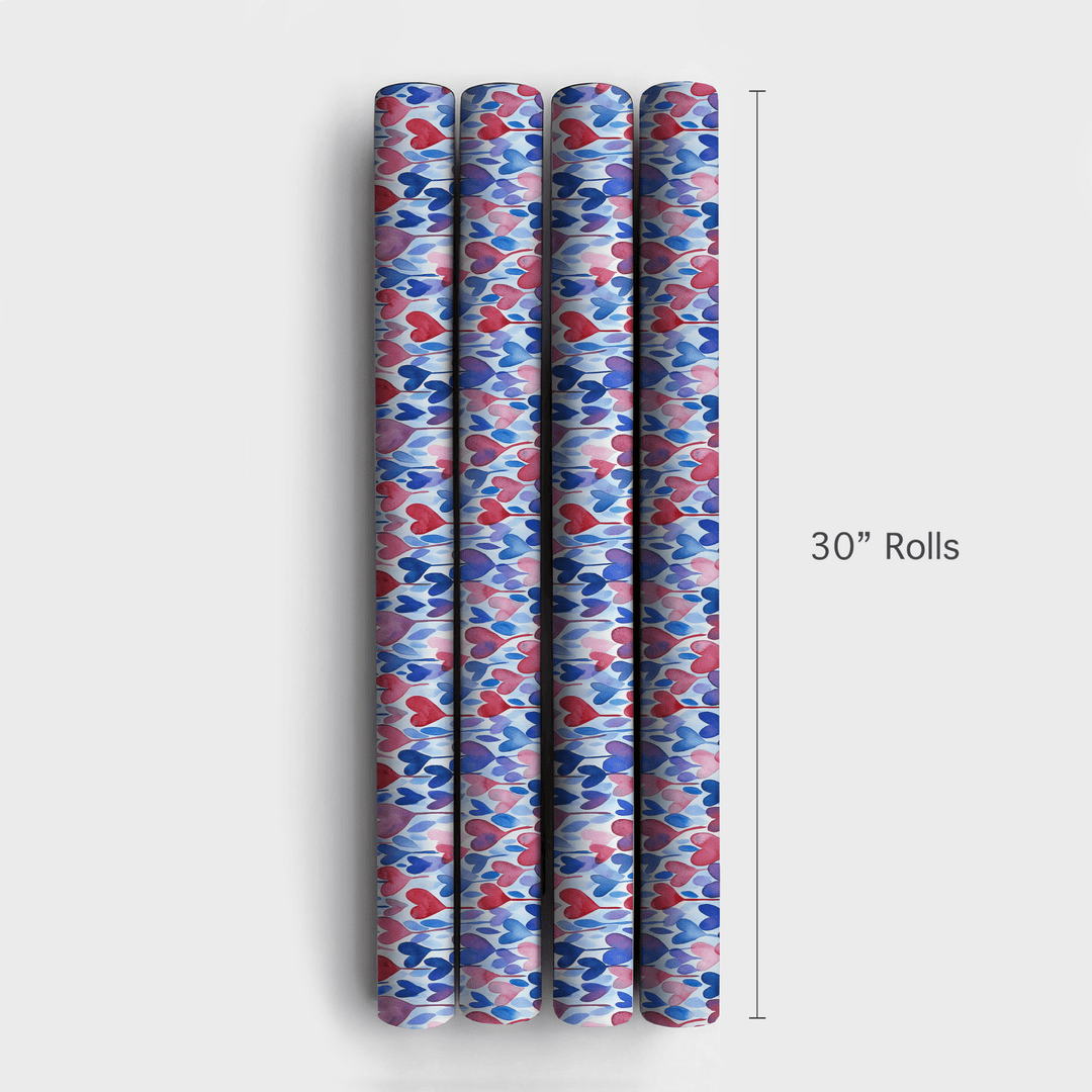 Shape of My Love - Wrapping Paper - Aspen & Arlo