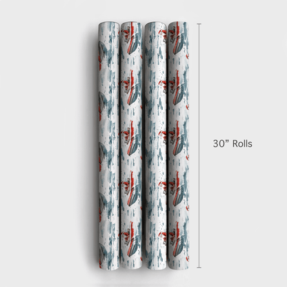 Sleigh at Sea - Wrapping Paper - Aspen & Arlo